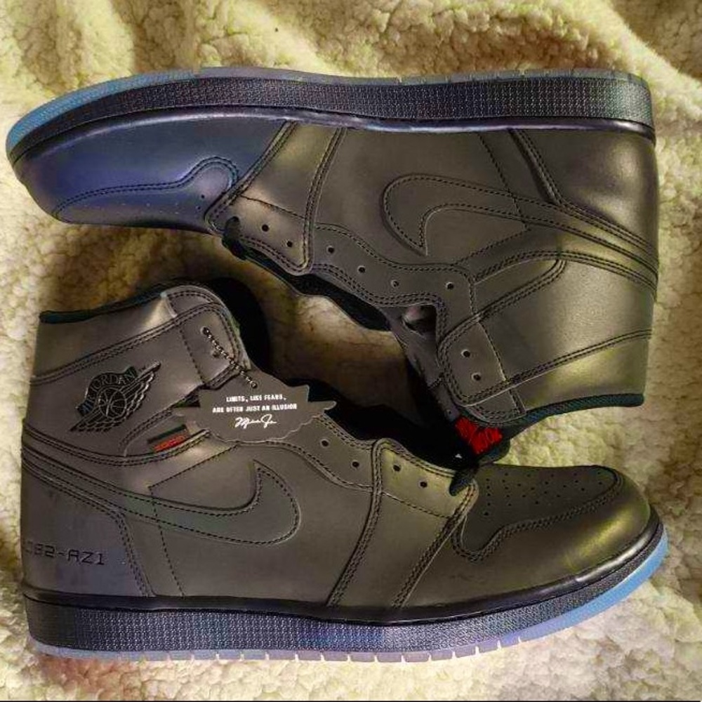 Men Air Jordan 1 High Zoom Fearless Sz 16